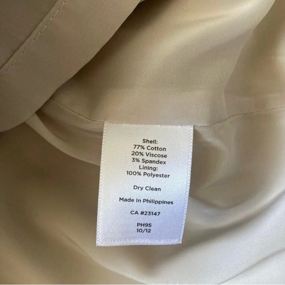 Talbot's Skirt Neutral Light Tan 14WP - Picture 3 of 5